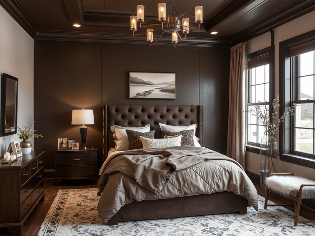 Chocolate Brown Bedroom