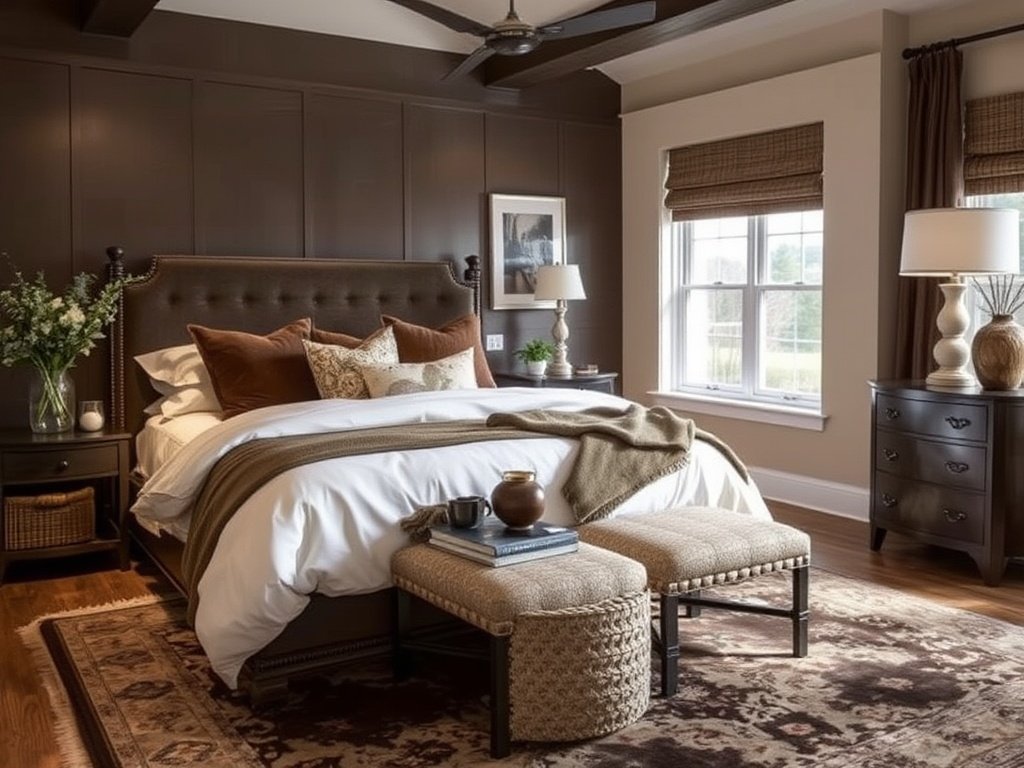 Chocolate Brown Bedroom