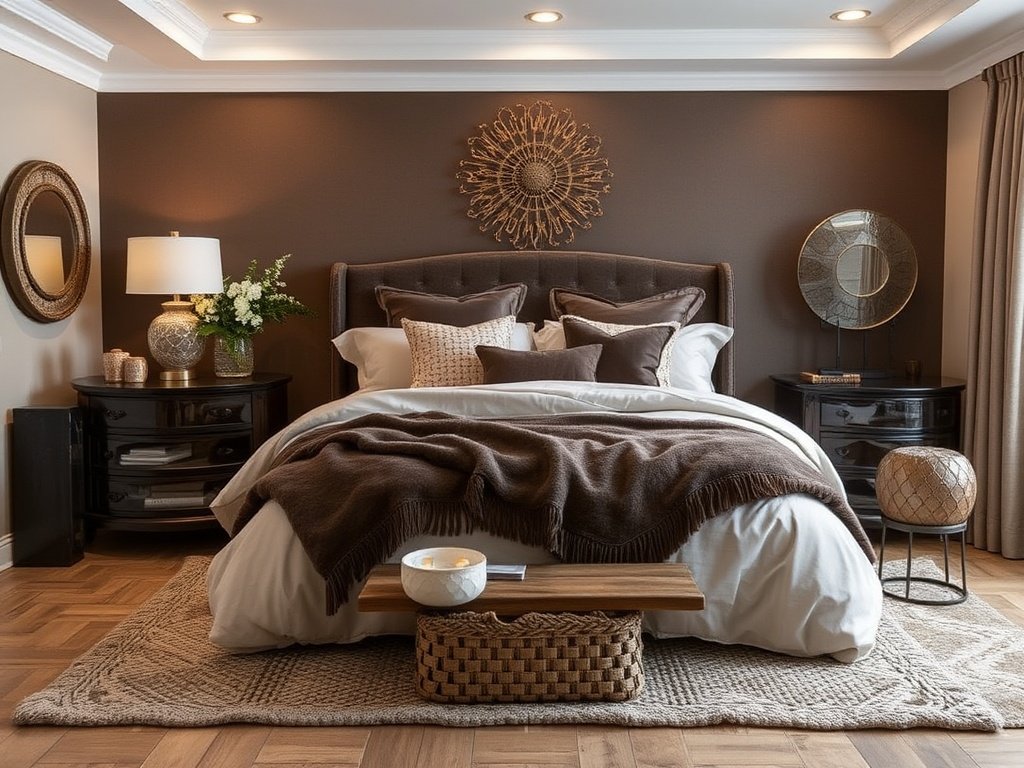 Chocolate Brown Bedroom