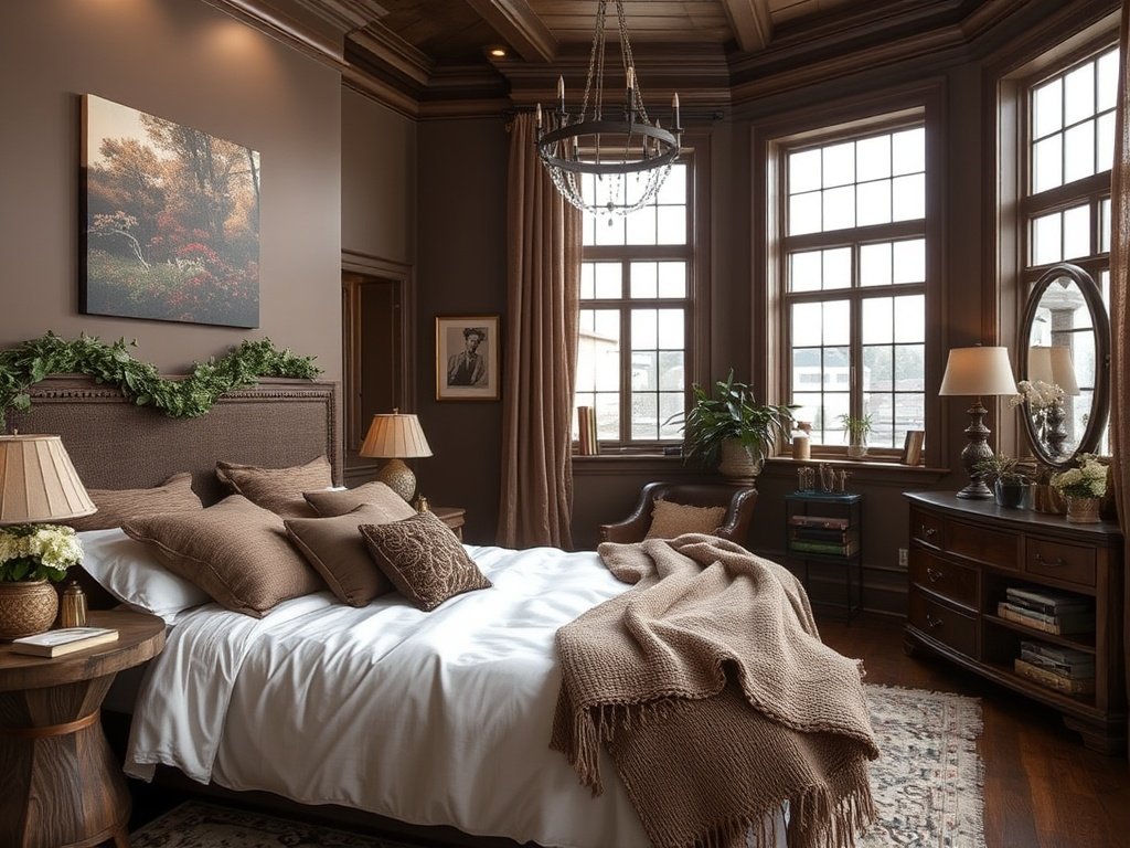 Chocolate Brown Bedroom