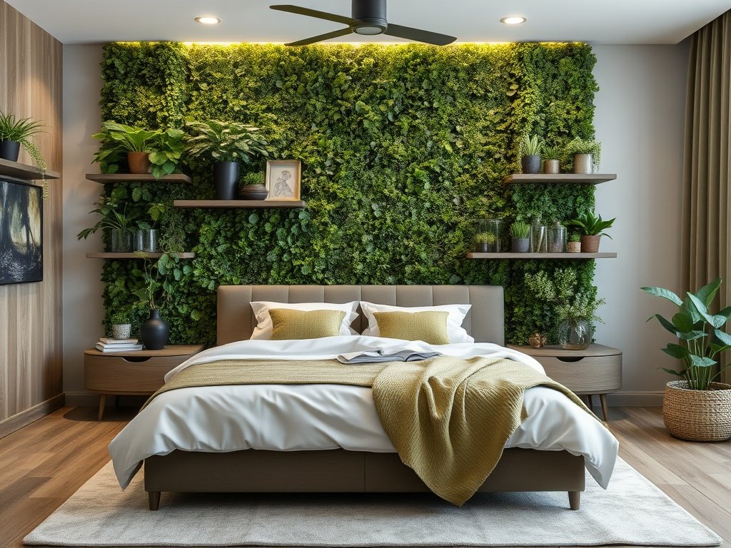 Green Wall Panels or Shelving 