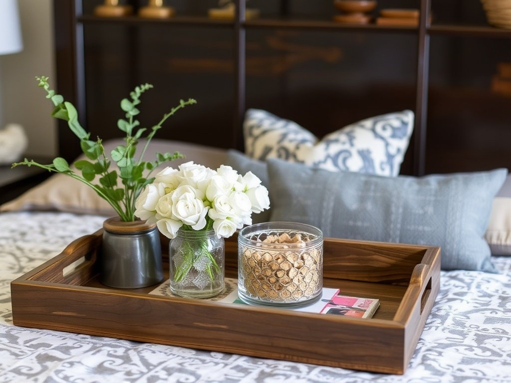 Add Decorative Trays for Organization