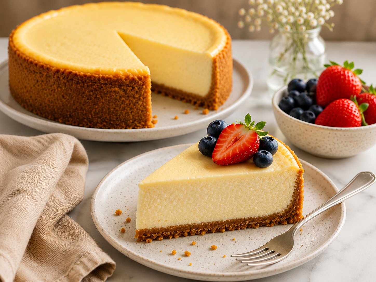 Classic Creamy Cheesecake Recipe