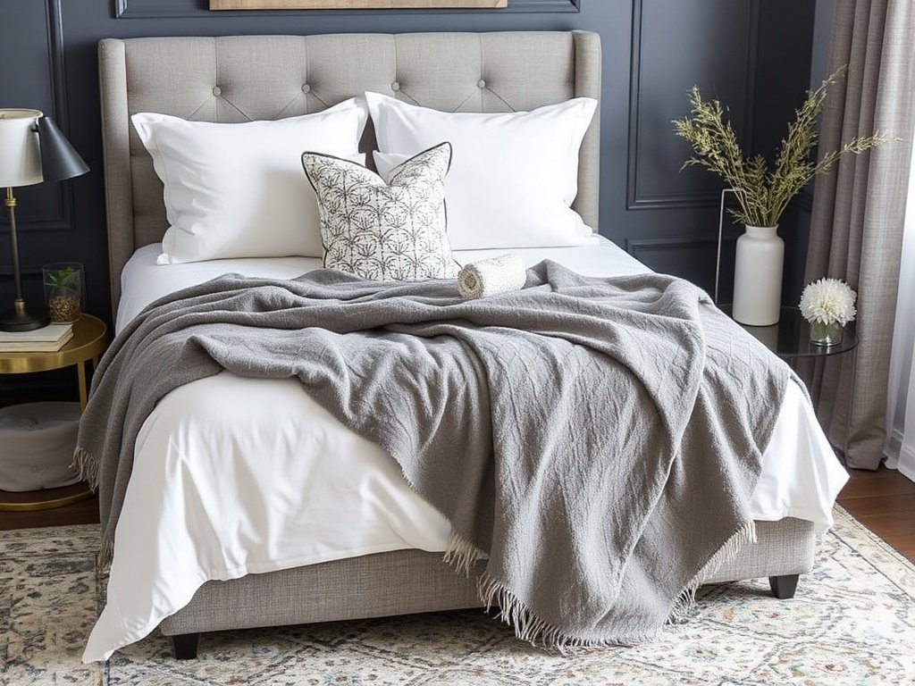 Add a Throw Blanket for Texture