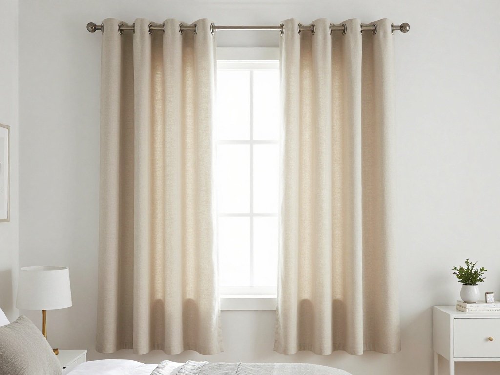 Hang Curtains Higher to Create Height