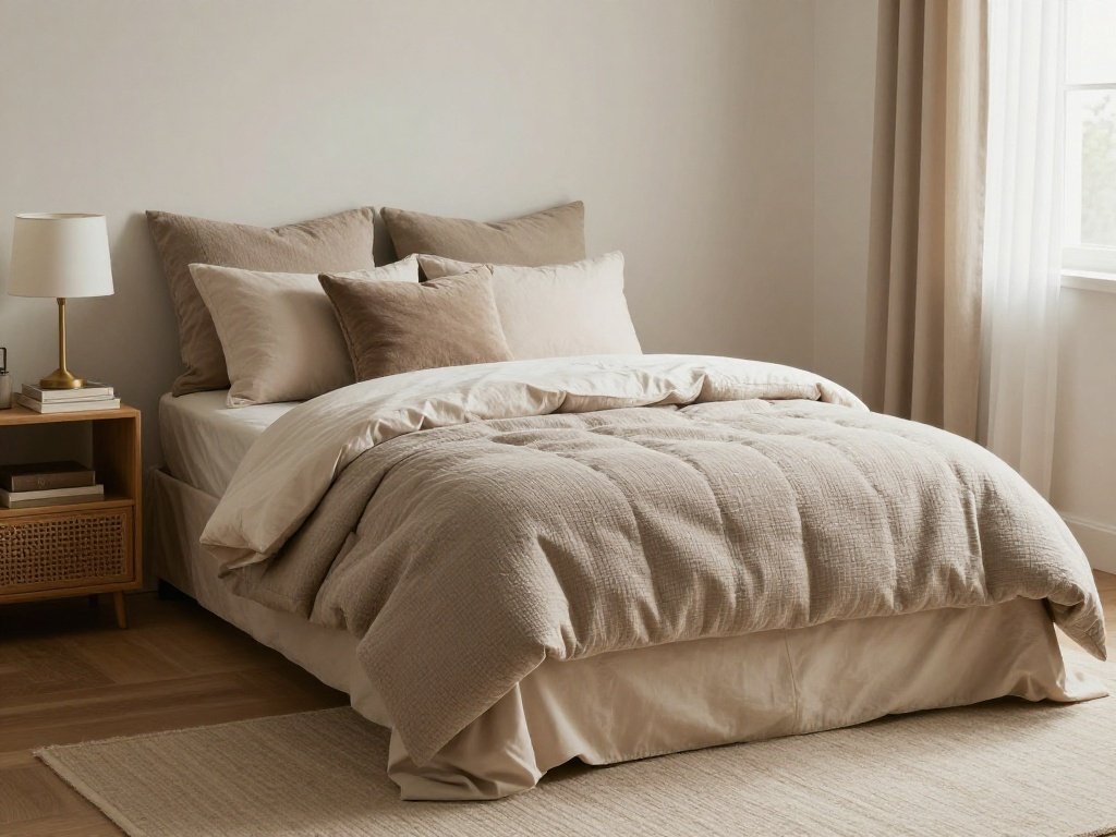 Layer Soft Textiles for a Cozy Feel