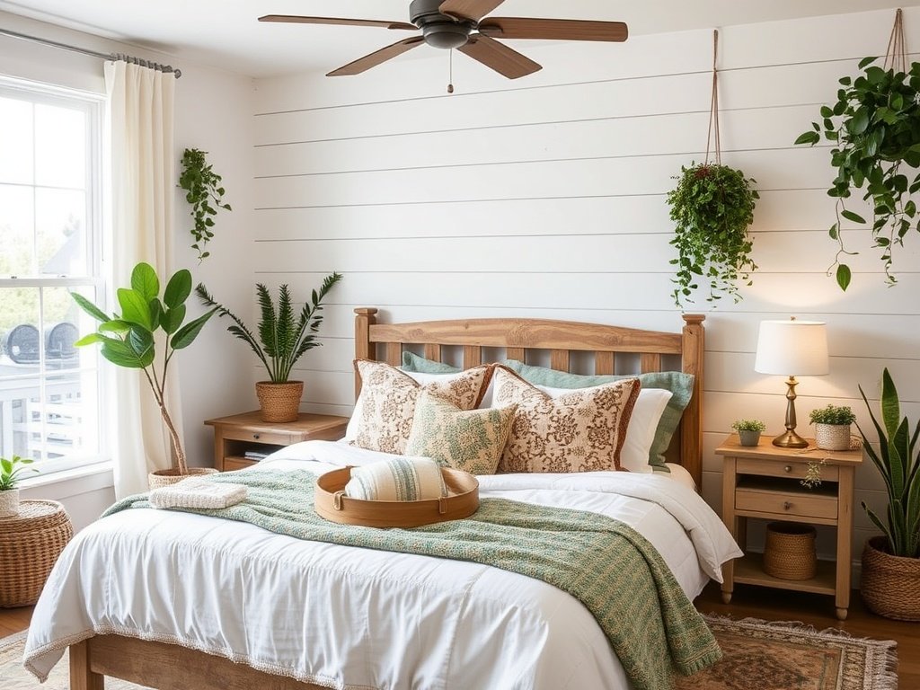  Boho Farmhouse Bedroom