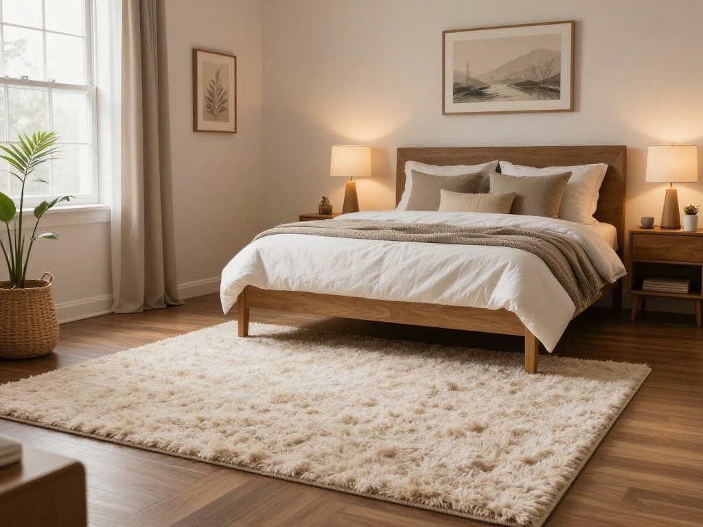 A Cozy Rug to Ground the Space