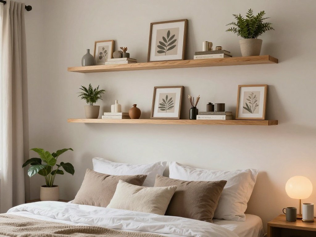Wall-Mounted Shelves for Style + Storage