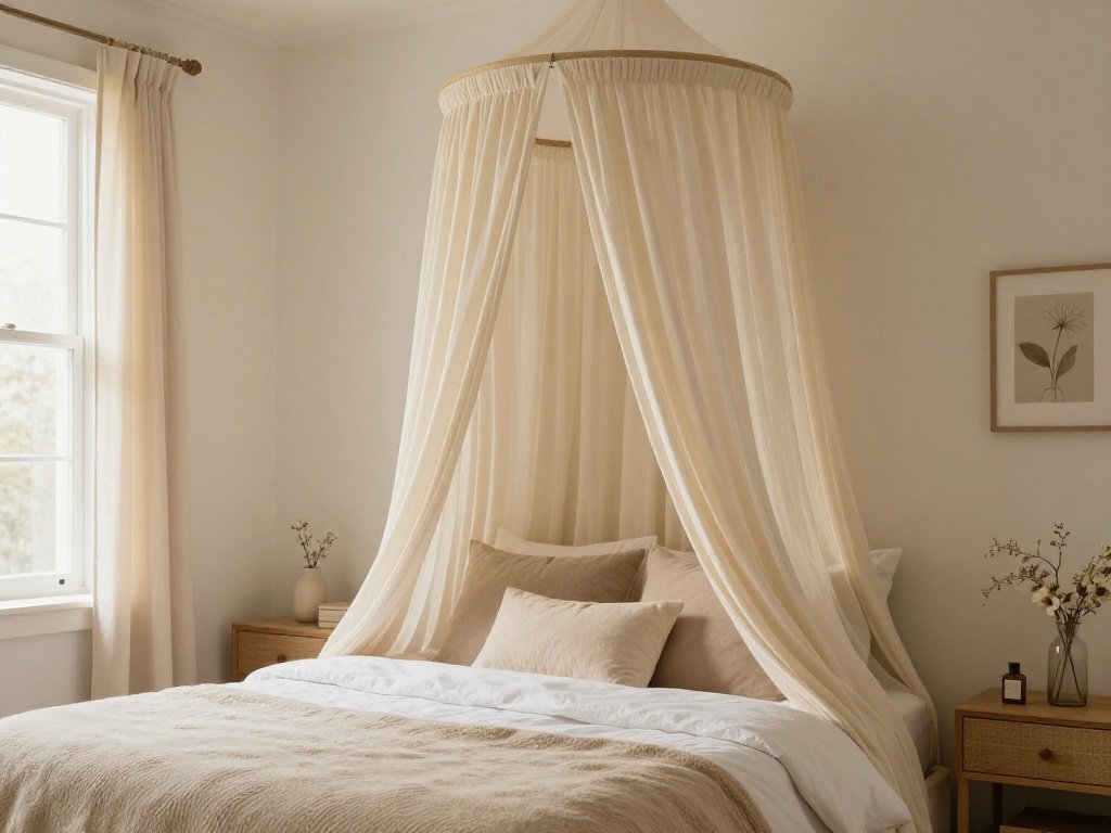 DIY Canopy for a Soft, Dreamy Touch
