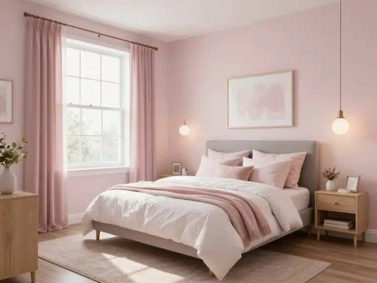 dreamy small master bedroom