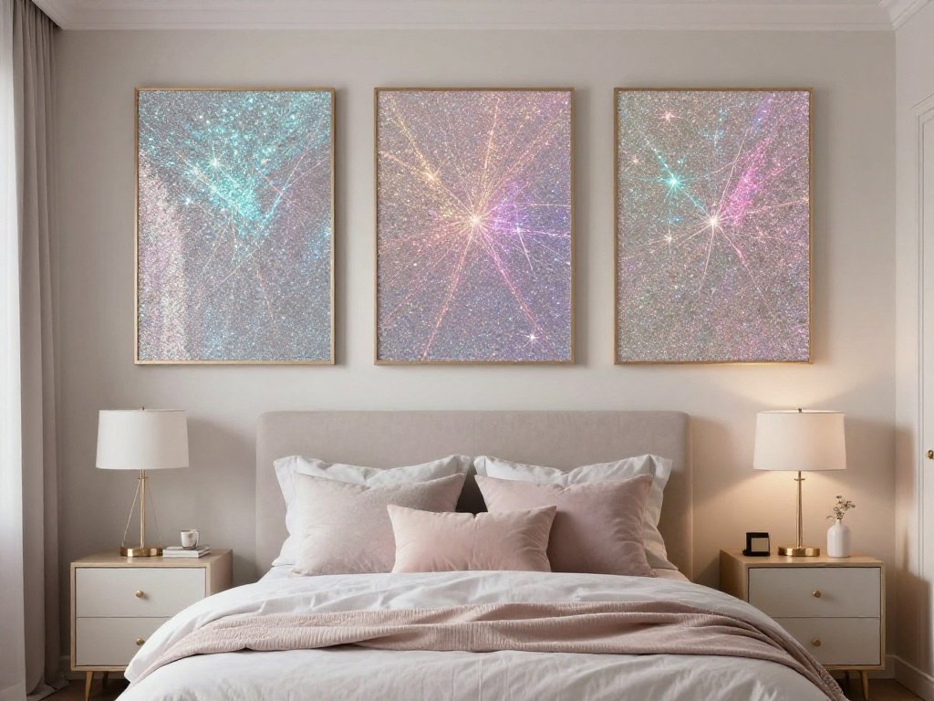 Glitter-Inspired Wall Art 