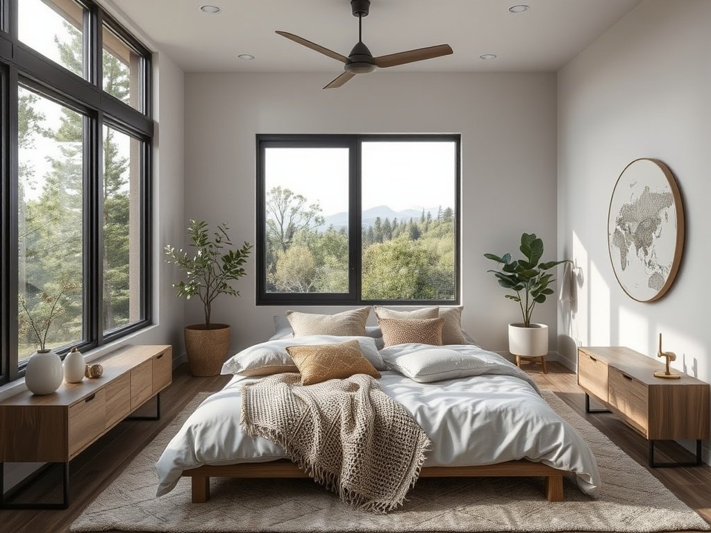 Nature-Inspired Bedroom Styling