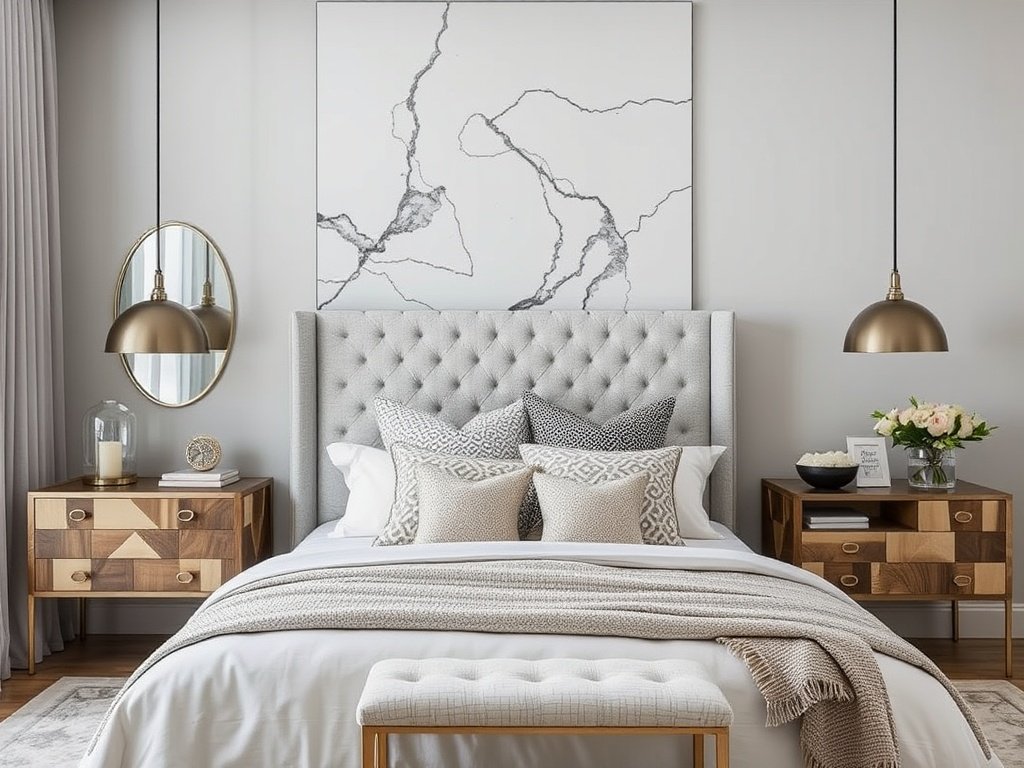 Statement Headboards as Focal Points