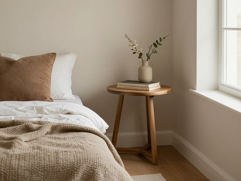 Incorporate a Small Side Table or Ledge