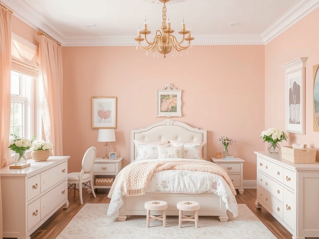 Soft Peach for a Warm and Cheerful Touch