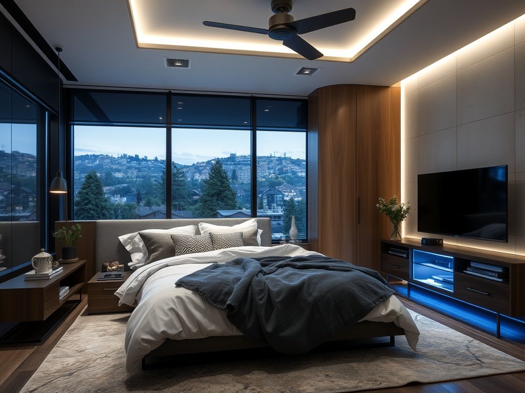 Smart Bedrooms with Integrated Technology