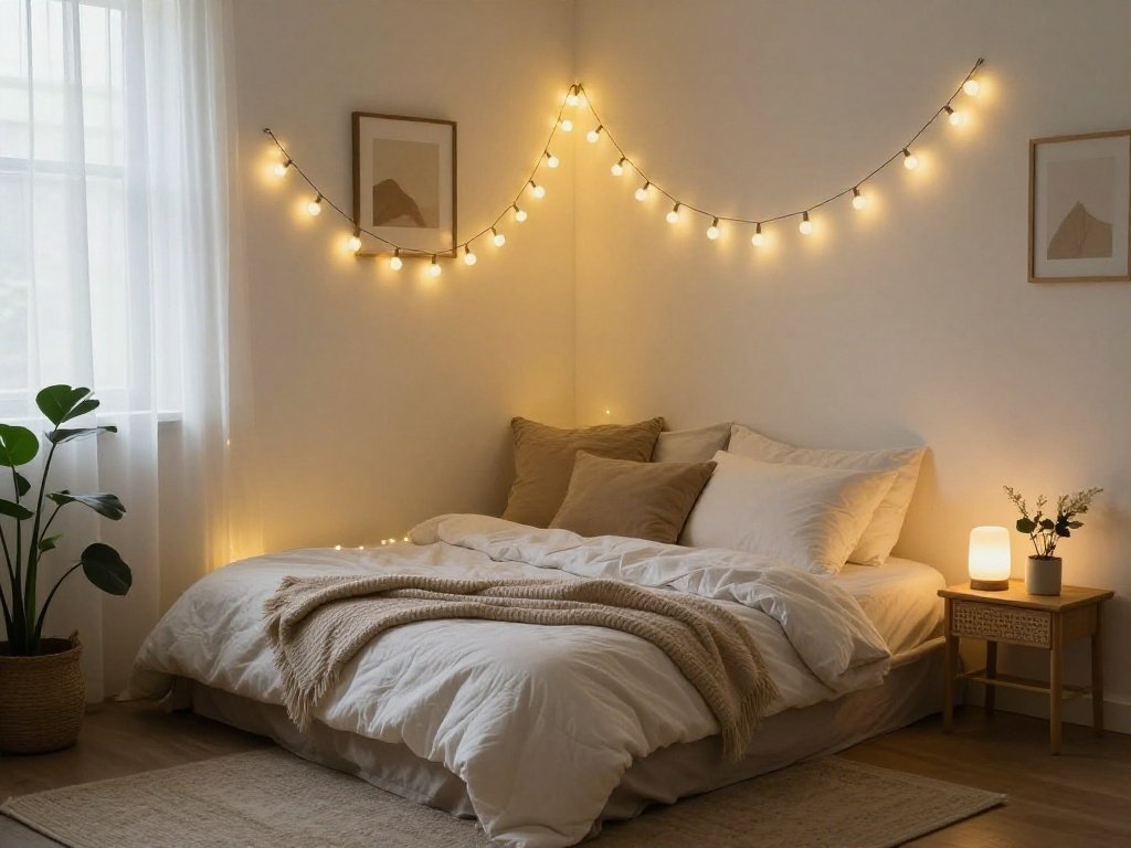 Add Fairy Lights for a Gentle Glow
