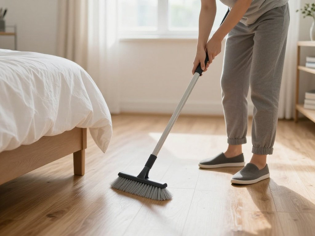 Do a Quick Floor Sweep or Pick-Up