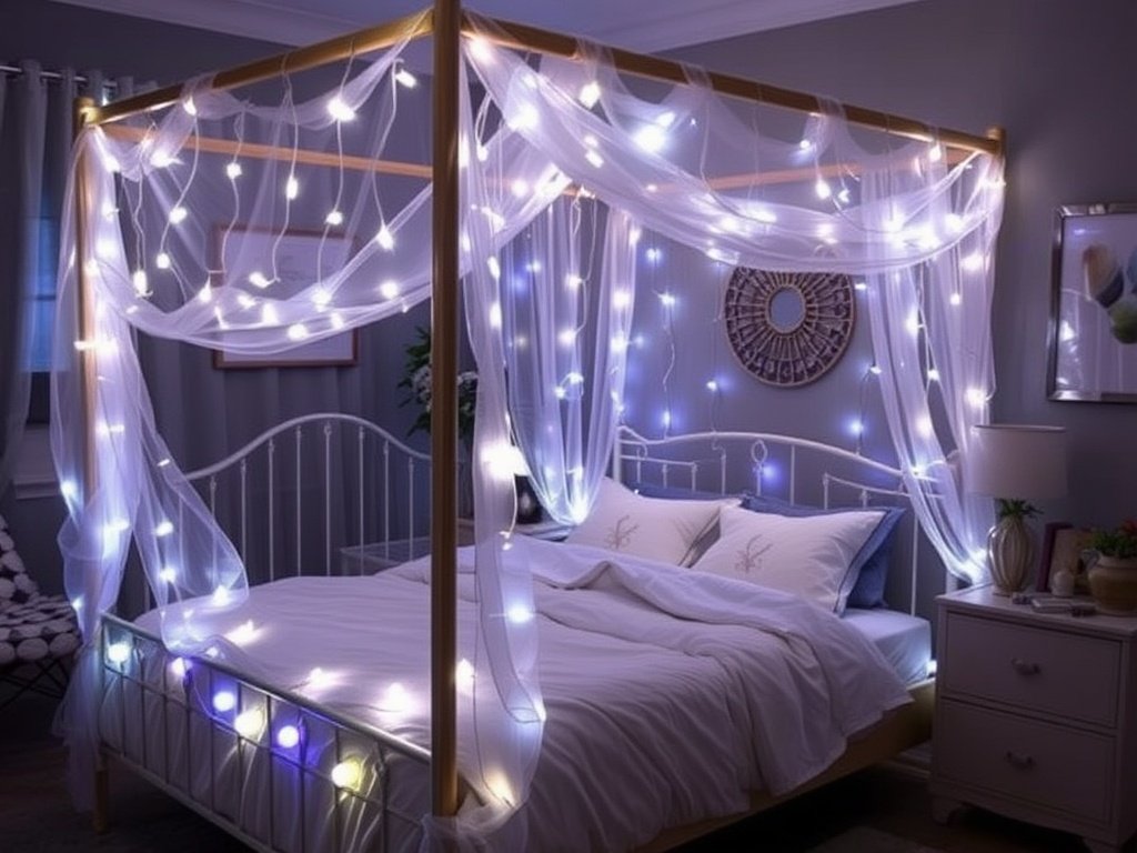 Fairy Light Canopy for a Magical Glow