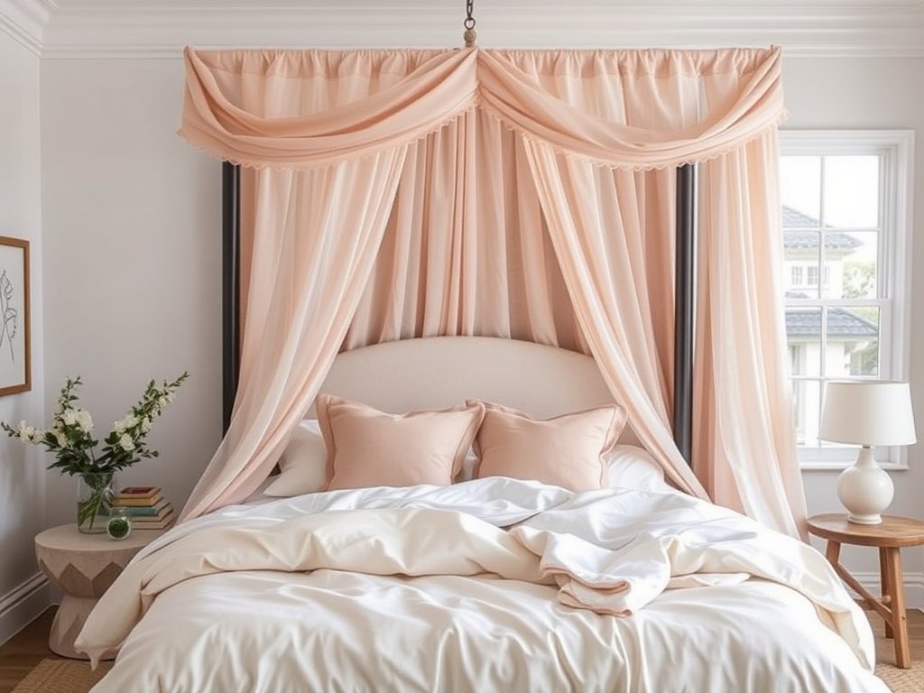 Soft Pastel Canopy for a Dreamy Aesthetic