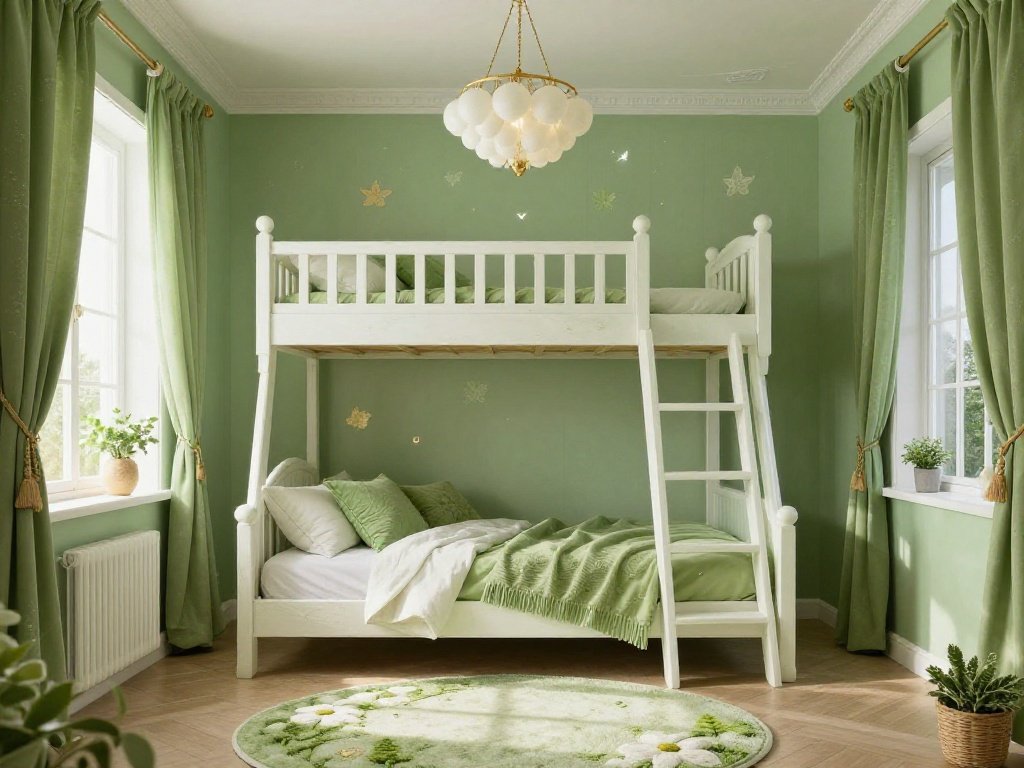Dreamy Green Fairy Bedroom