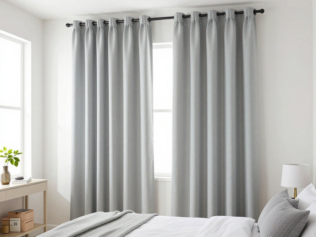 Hang Curtains Higher to Add Height