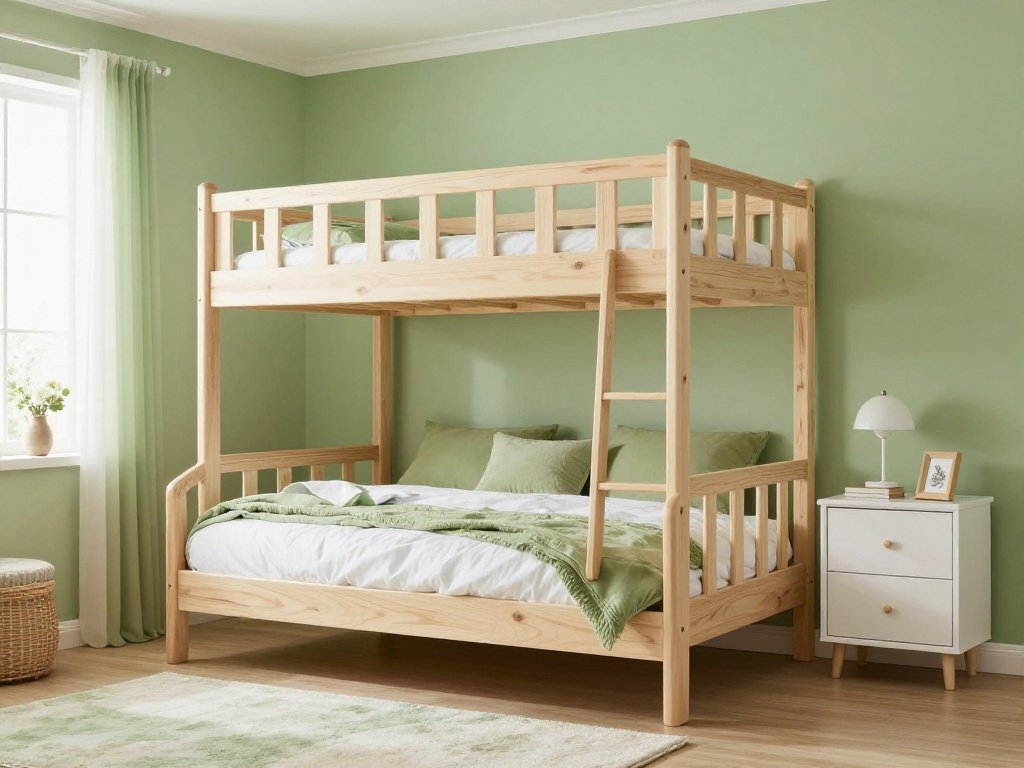 Light Wood or White Furniture for Balance