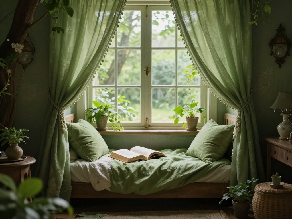 A Cozy Reading Nook by the Window