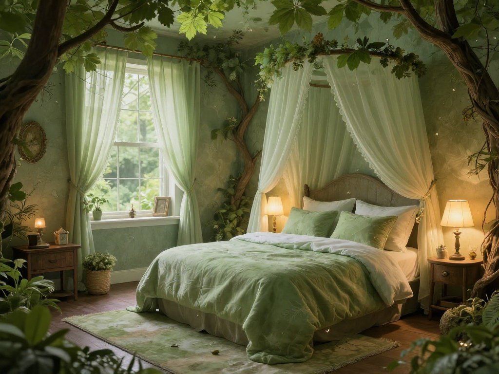 Soft Lighting with Warm-Toned Lamps