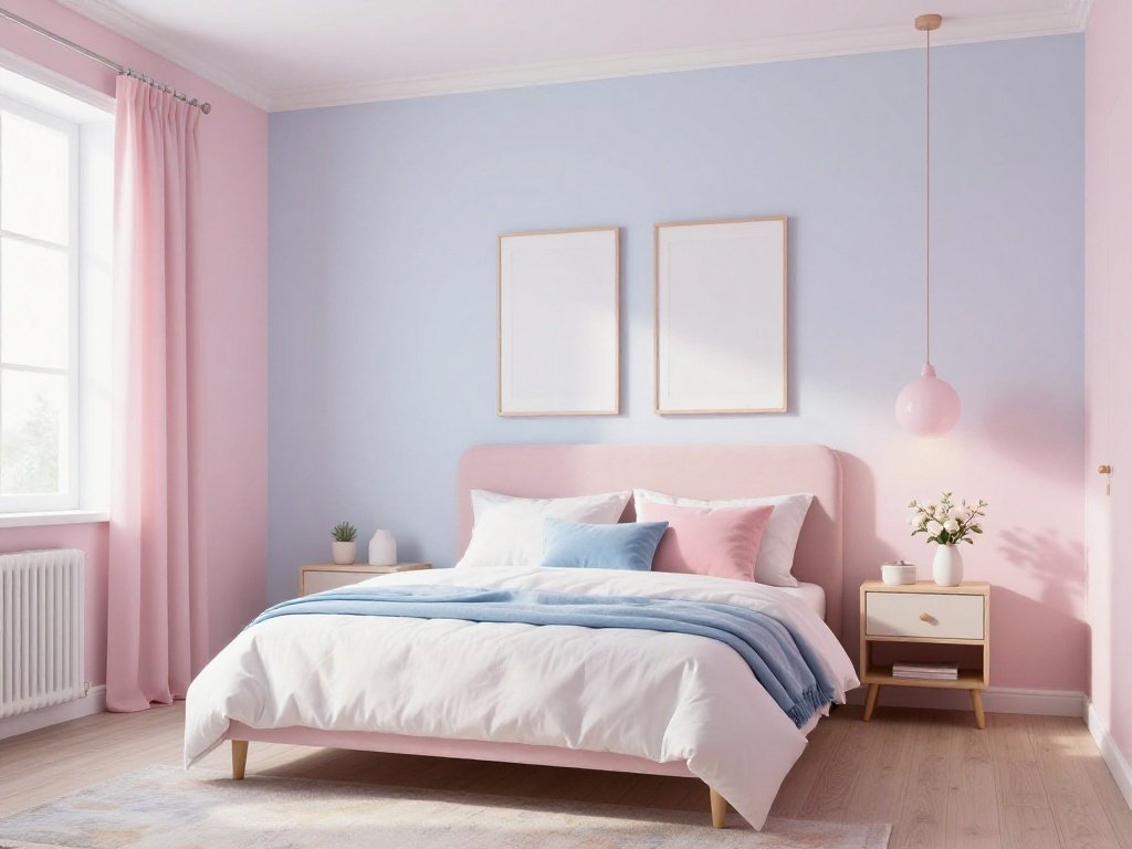 Soft Pastel Walls for a Light, Airy Feel