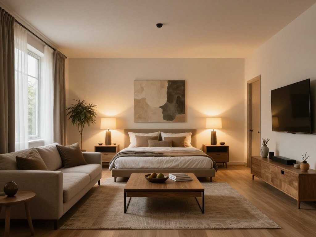 Use Warm, Layered Lighting