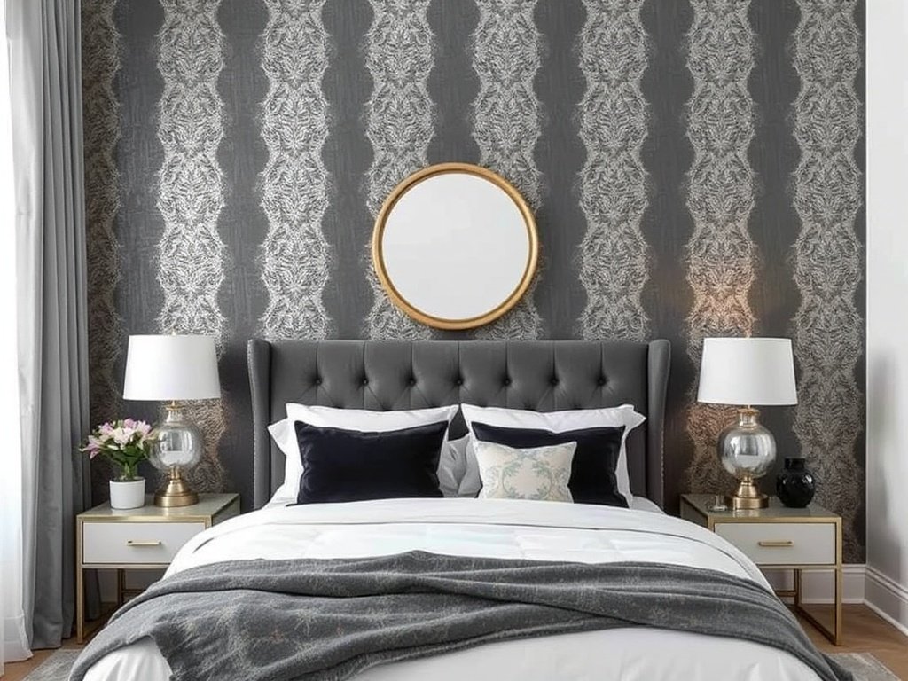 Metallic Accent Wallpaper