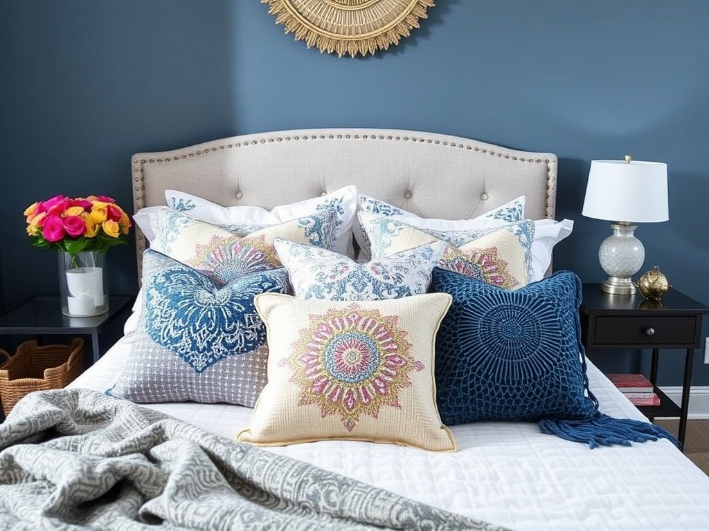 Use Decorative Pillows and Throws