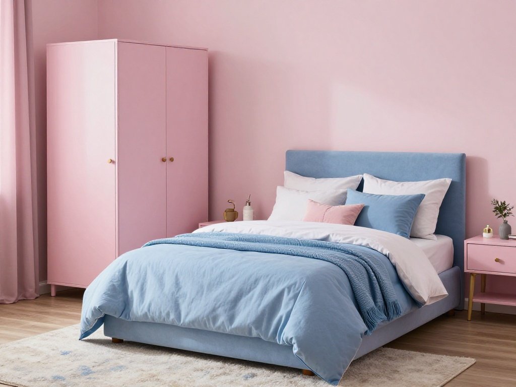 Layered Textiles in Complementary Shades