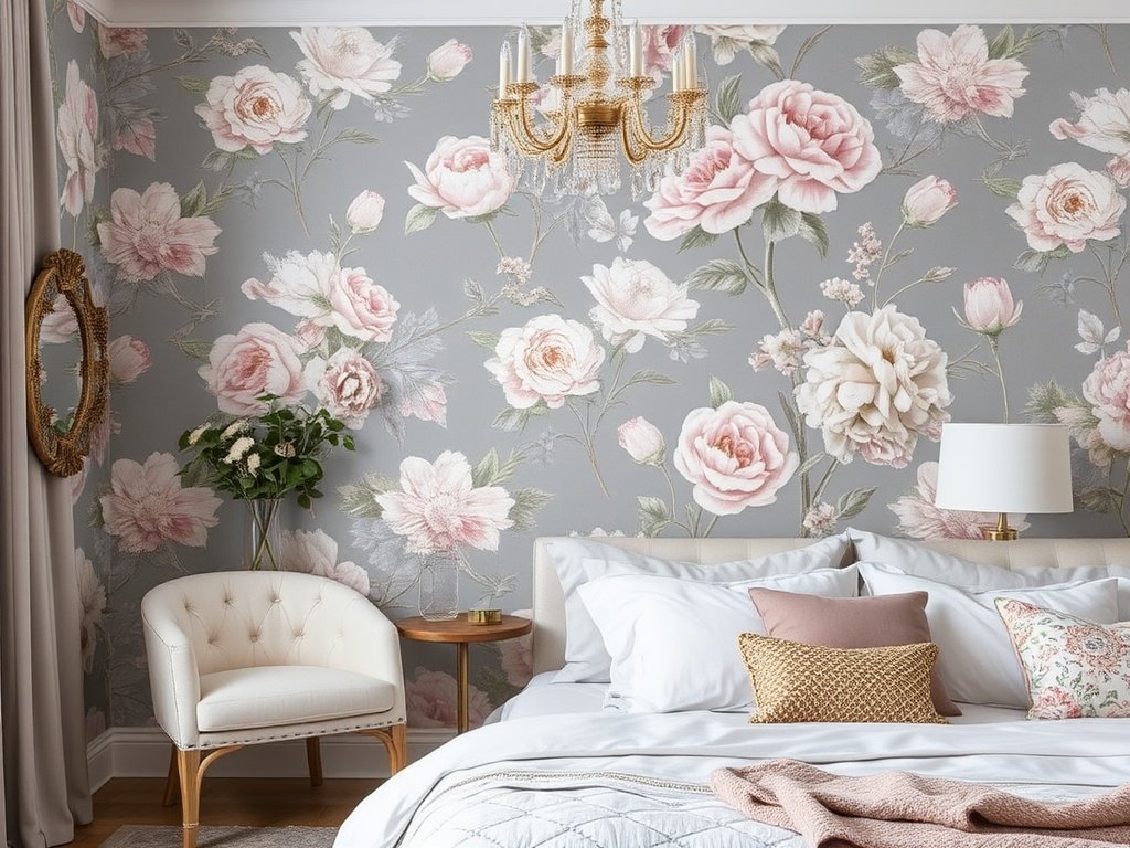Soft Floral Wallpaper 