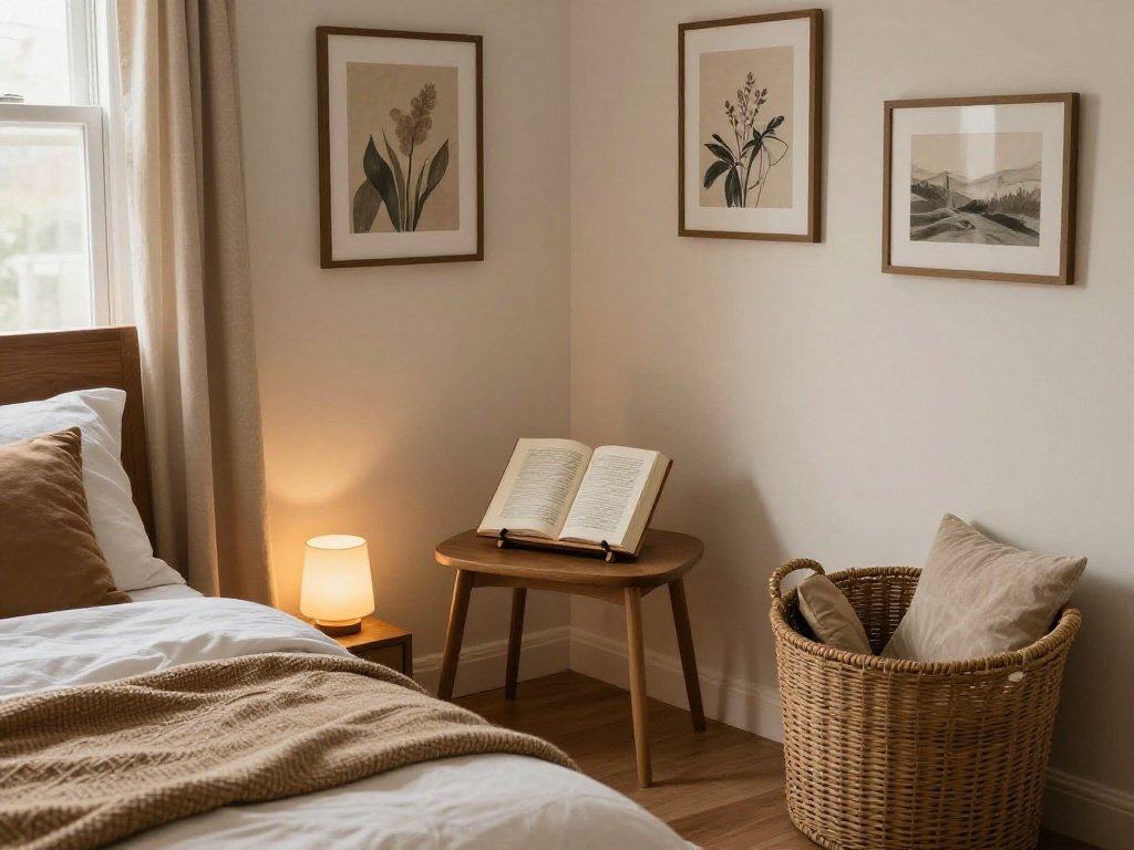 A Small Reading Corner for Relaxation