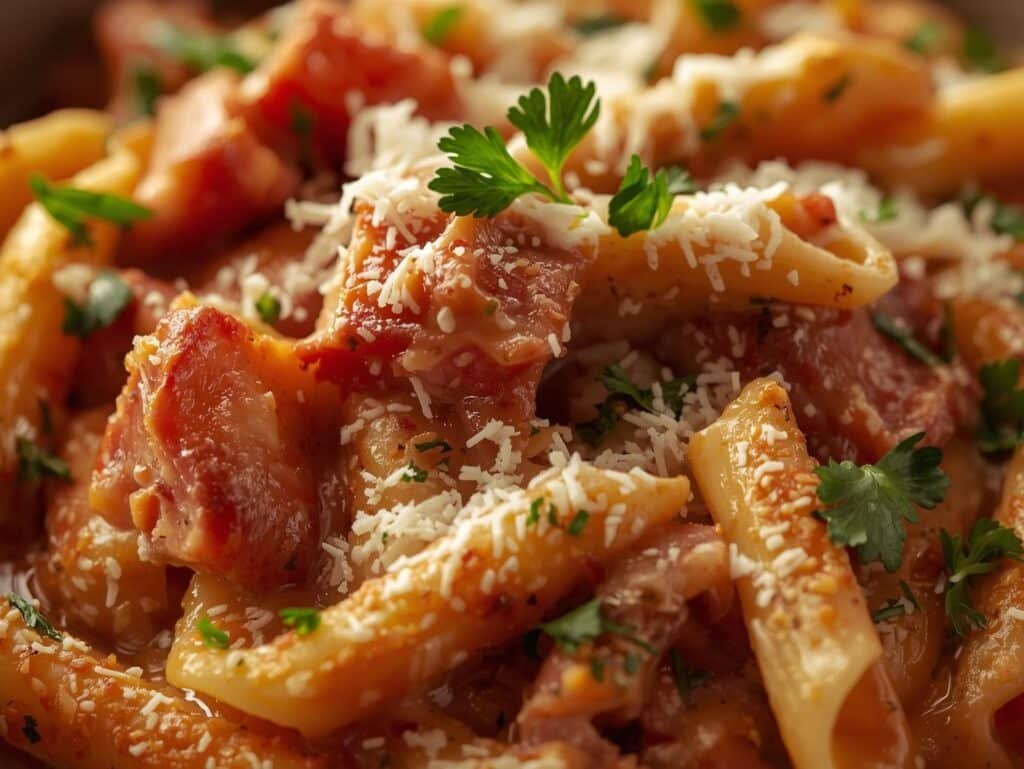 Baked Ham Pasta Casserole