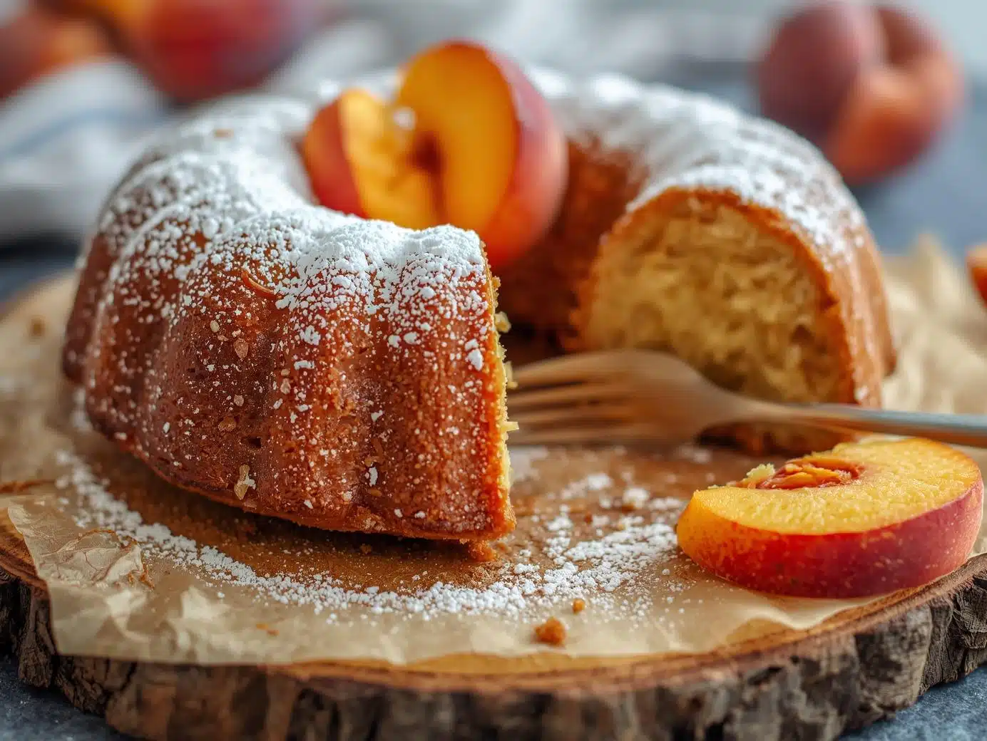 Brown-Sugar-Peach-Cake