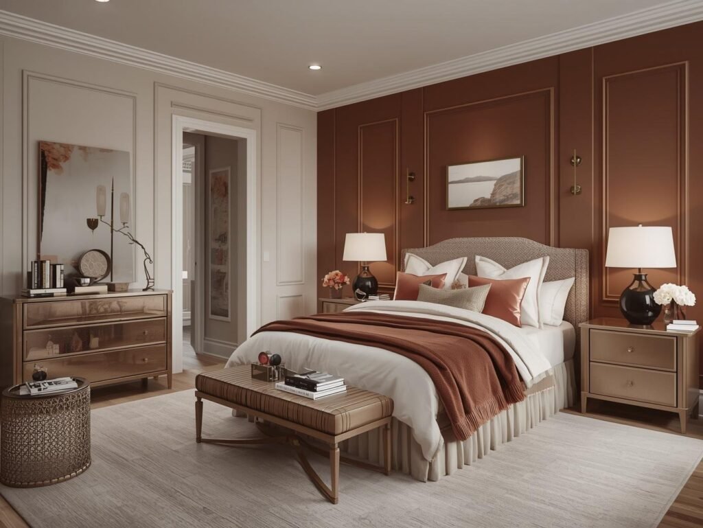 bedroom colors to pair with white furniture