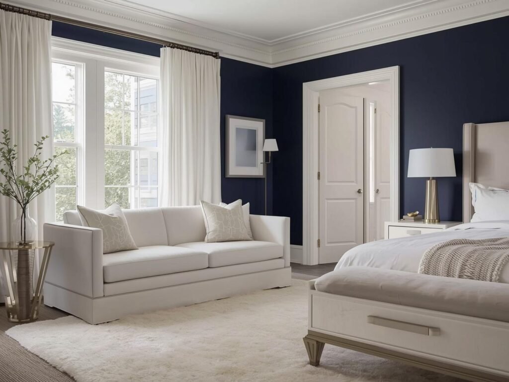 bedroom colors to pair with white furniture