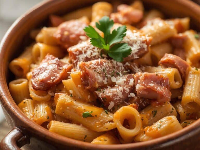 Baked Ham Pasta Casserole