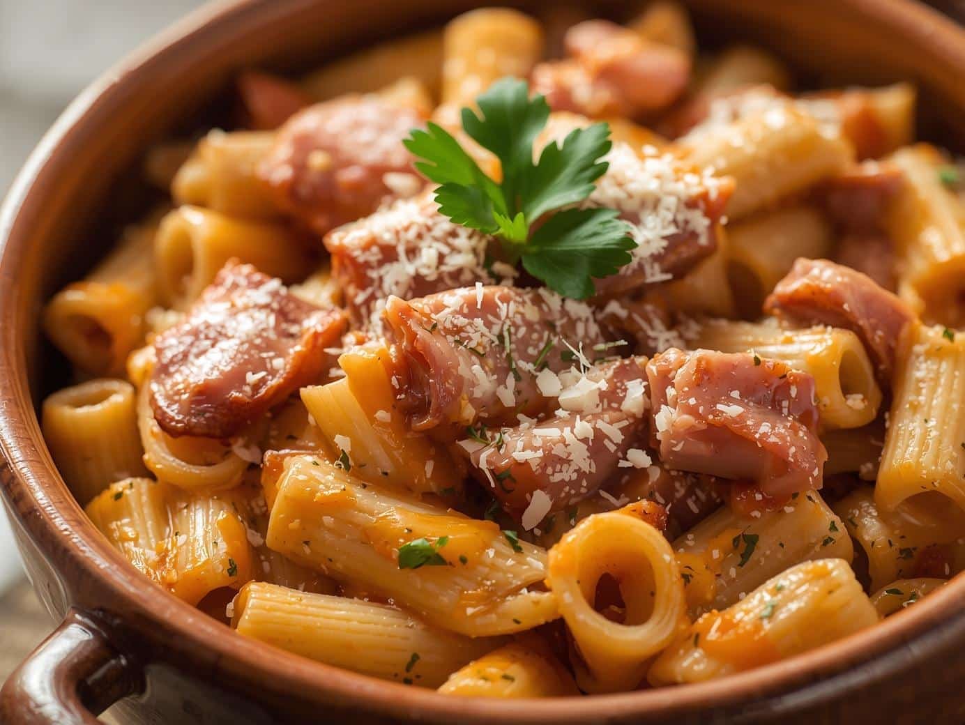 Baked Ham Pasta Casserole