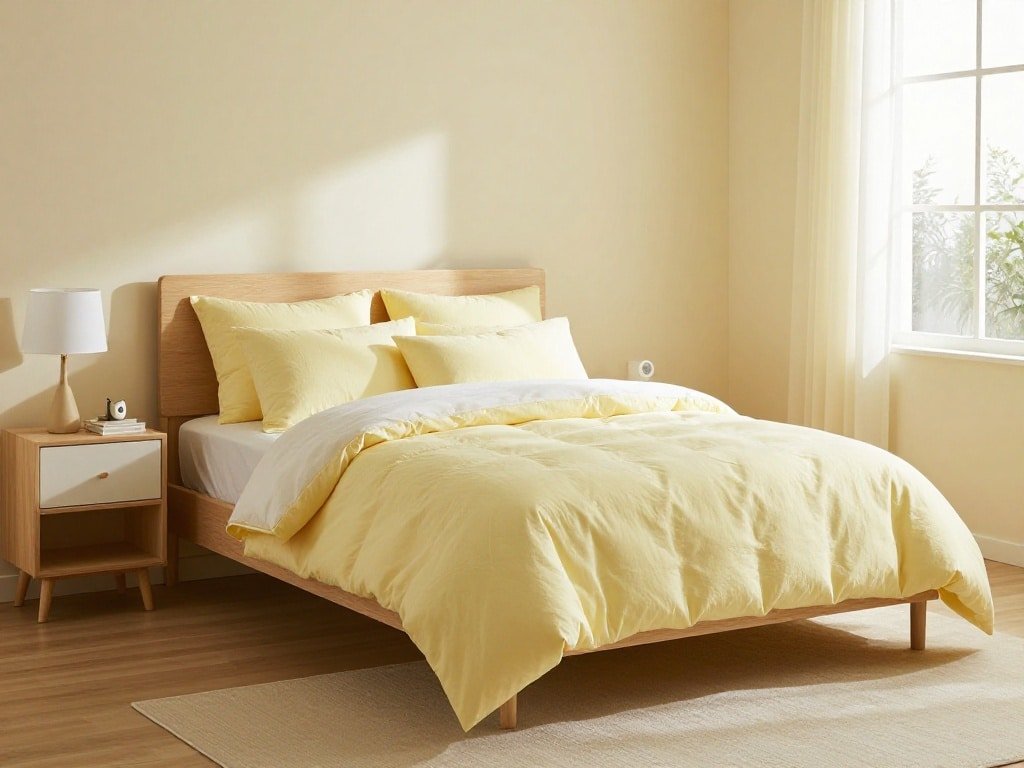 Pale Yellow for a Soft, Sunlit Effect