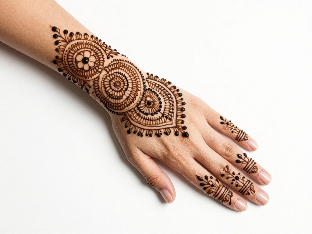 Minimal Mehndi Design