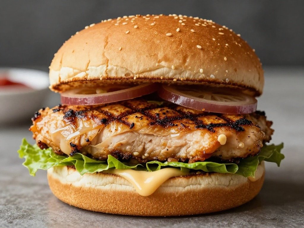Grilled Chicken Burger