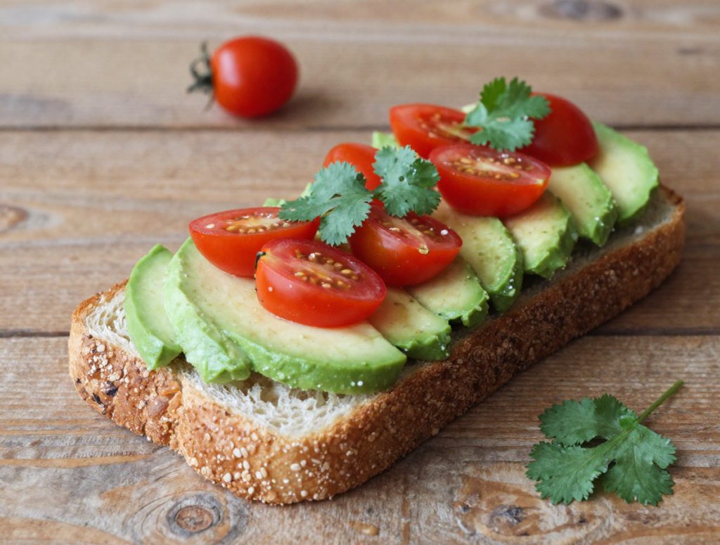 Avocado Toast with Cherry Tomatoes