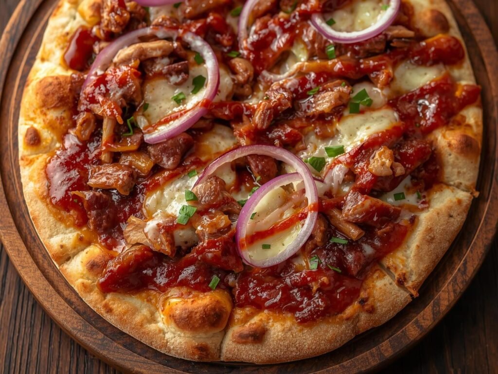 BBQ Pulled Pork Pizza