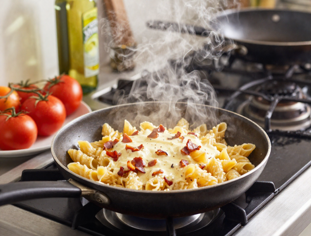 Bacon Cream Cheese Pasta