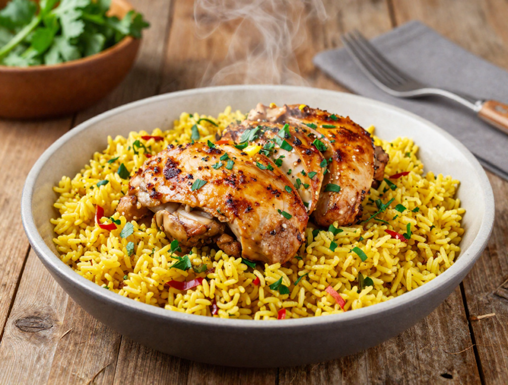 Baked Chicken & Rice